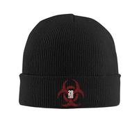 CTBYUTFZR 28 Giorni Dopo Biohazard Cuff a Maglia con Cuffia a Maglia per Cappello Unisex Caldo Invernale da Maglia