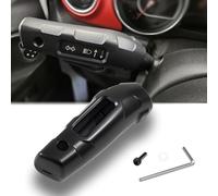 CTcar Estensione per interruttore di direzione per Jeep Wrangler JL/Gladiator JT 2018-2025 | Accessori per bastone sterzo nero opaco con percorso di commutazione ridotto, azionamento più veloce grazie