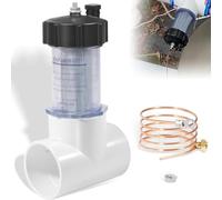 CTcar ZINCPRO 2" Anodo vittima in linea per piscine di acqua salata - Protezione per pompa, riscaldamento e clorinatore | Facile installazione | Anodo di zinco in linea (104D)