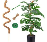 CTCEHL Bastone di Muschio,1pcs120 cm Pieghevoli Fibra di Cocco per Piante,Bastoncino di muschio Monstera,Bastoncino per piante rampicanti indoor,per piante rampicanti che crescono verso l'alto