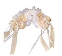 CTCOIJRN Cerchietto for capelli da donna Lolita Cerchietto for capelli Cameriera Anime Cosplay Copricapo Nastro Bowknot Accessorio for capelli carino for fascia for capelli(Headbands)