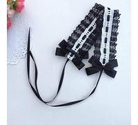 CTCOIJRN Copricapo Lolita, fascia for capelli, accessori, cerchietto for capelli, morbido pizzo for ragazza Kawaii Lolita fiocco in nastro fasce for capelli copricapo da donna fascia Loli fascia for c