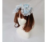 CTCOIJRN Copricapo Lolita, fascia for capelli, accessori, cerchio for capelli, fascia for capelli in pizzo Kawaii Ragazza Lolita Fiocco Fascia for capelli Fermaglio for capelli Donne Ragazze Anime Lol