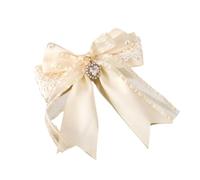 CTCOIJRN Fasce for capelli in pizzo beige for donna Fascia for capelli Lolita Arco Fascia for capelli Cappello a cilindro Fasce for capelli Accessori for costumi(Bow)