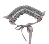 CTCOIJRN Fasce for capelli in pizzo for donna Fascia for capelli Lolita Fascia for capelli Fascia for capelli Cerchietto for capelli Accessori for fasce alla moda(Gris)
