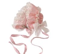 CTCOIJRN Fasce larghe for donna Cerchietto for capelli in pizzo rosa Lolita Cerchietto for capelli Fasce for capelli Accessori for costumi(Type C)