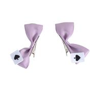 CTCOIJRN Fasce magiche nere viola for donne Accessori for capelli fascia for capelli moda Lolita gotica(Hair Clip)