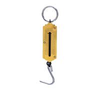 CTCOIJRN GMOIUJ Yellow Fishing Scale with Hook Portable Mechanical Luggage Scale Weight Scale Auto-Off Function for Household Shops(12kg)
