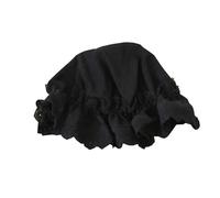 CTCOIJRN Simpatico cappello in pizzo Lolita Berretto a cuffia da donna Fasce in pizzo Fascia for capelli Accessori for capelli Copricapo(Schwarz,One Size)