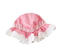CTCOIJRN Simpatico cappello in pizzo Lolita Berretto a cuffia da donna Fasce in pizzo Fascia for capelli Accessori for capelli Copricapo(Rose Pink,1 Count)