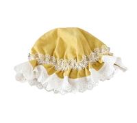 CTCOIJRN Simpatico cappello in pizzo Lolita Berretto a cuffia da donna Fasce in pizzo Fascia for capelli Accessori for capelli Copricapo(Ginger,One Size)
