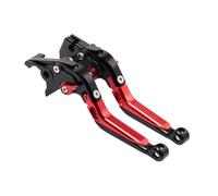 CTCYWLWAYZ Freno Frizione Accessori per Moto per Zontes U125 ZT125 U U1 G1 Z2 ZT 125 U U125 G1125 Leve Freno Frizione Pieghevoli con Impugnatura Estensibile Leva Freno Frizione(C-Rosso)