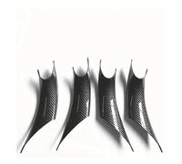 CTCYWLWAYZ Maniglie per Porte Interne Copertura Anteriore Posteriore Maniglia Porta Interna Auto per B&MW 3 4 Serie F30 F31 F32 F33 F34 F36 F80 F82 2012-2019(Carbon Full 4 PCS)