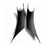 CTCYWLWAYZ Maniglie per Porte Interne Copertura Anteriore Posteriore Maniglia Porta Interna Auto per B&MW 3 4 Serie F30 F31 F32 F33 F34 F36 F80 F82 2012-2019(Nero Anteriore 2 Pezzi)