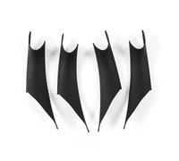 CTCYWLWAYZ Maniglie per Porte Interne Copertura Anteriore Posteriore Maniglia Porta Interna Auto per B&MW 3 4 Serie F30 F31 F32 F33 F34 F36 F80 F82 2012-2019(Black Full 4 PCS)