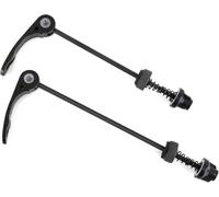 CTDMJ Sgancio rapido per bicicletta, 2 pezzi, sgancio rapido per bicicletta, ruota anteriore e posteriore, sgancio rapido, set di assi per bici da corsa e mountain bike