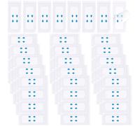 CTEAKOP 40 nastri per il sollevamento del viso, invisibili, per sollevamento del collo, invisibile, impermeabili, per lifting del viso, per pelle cascante, doppio mento, rughe