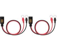 CTEK Connect Eyelet M10, Collegamento per Batterie Difficili da Raggiungere, Occhiello da 10mm, Connessione Resistente, Sicura e Rapida per Caricabatterie, Auto, Moto e Altri Veicoli (Confezione da 2)