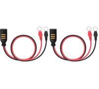 CTEK Connect Eyelet M8, Collegamento per Batterie Difficili da Raggiungere, Occhiello da 8mm, Connessione Resistente, Sicura e Rapida per Caricabatterie, Auto, Moto e Altri Veicoli (Confezione da 2)