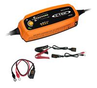 CTEK MXS 5.0 CARICABATTERIE POLAR + CAVO DI CONTATTO RAPIDO CON OCCHIELLO M8