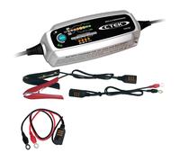 CTEK MXS 5.0 CARICABATTERIE TEST&CHARGE+CAVO DI CONTATTO RAPIDO CON OCCHIELL