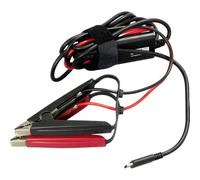 CTEK USB-C CHARGE CABLE CLAMPS pinze per la ricarica del caricatore CS FREE | Per alimentare e ricaricare il CS FREE tramite la batteria di servizio 12V, utilizzabile ovunque