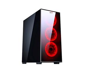 CTesports Lynx - Case da Gaming Nero con pannelli in vetro
