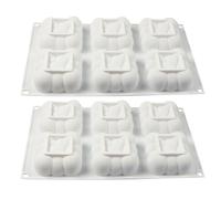 CTForest 2 pezzi Cloud Stampi in Silicone, Stampo in silicone con bolle, 6 Cavità Stampi da Forno Nuvola per Torta Gelatina Cioccolato Tartufo Muffin Budino