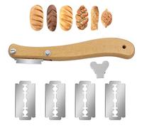 CTForest 7 Pezzi Bread Lame, Taglierina per Pane, Coltello da Panettiere, Adatto per Tagliare il Pane, Rifilare la Forma del Pane, Abbellire il Cibo