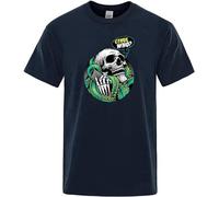 Cthul Who ? Funny Skull Octopus T-Shirts Mens Summer Vintage Mens Clothe Casual Harajuku Shirt Tops Fashion Hip Hop T Shirts