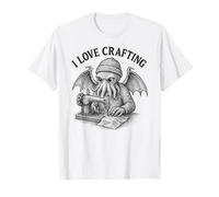 Cthulhu da Cucito lovecraftiano I Love Crafting Maglietta