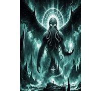 Cthulhu Eldritch Horror Notebook | Cosmic Horror Lined Journal | Dark Mythos Writing Book: A haunting black-and-white Cthulhu-themed notebook for horror and Lovecraftian fans. 6x9 inches, 100 pages.