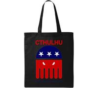 Cthulhu Election Why Vote for A Lesser Evil Natural - Borsa tote in cotone ecologico, nero, One Size, nero, Taille unique