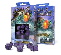 Cthulhu Horror Su Orient Express Nero Porpora Set 7 Dadi Q Workshop