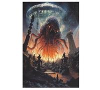 Cthulhu Invasion 1000 Pezzi Puzzle Per Adulti Bambini Gioco Intellettuale Puzzles Giochi Per Famiglie 78×53cm
