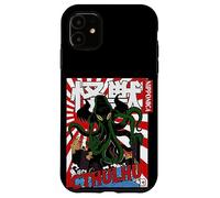 CTHULHU. Japanese Anime Monster Attack, Old Poster Japanese Custodia per iPhone 11