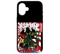 CTHULHU. Japanese Anime Monster Attack, Old Poster Japanese Custodia per iPhone 16