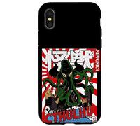 CTHULHU. Japanese Anime Monster Attack, Old Poster Japanese Custodia per iPhone X/XS