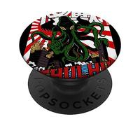 CTHULHU. Japanese Anime Monster Attack, Old Poster Japanese PopSockets PopGrip Adesivo