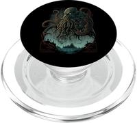 Cthulhu Lovecraft | Mito dell'orrore di Cthulhu | Entità di Cthulhu PopSockets PopGrip per MagSafe