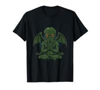 Cthulhu Meditazione Umorismo Imbarazzante Yoga Posa Cosmica Maglietta