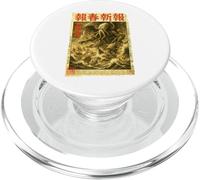 Cthulhu Sea Battle Giornale giapponese Ukiyo-e Horror Vintage PopSockets PopGrip per MagSafe