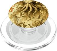 Cthulhu Sea Battle Vintage giapponese Guerra Nave Mostro Mare PopSockets PopGrip per MagSafe