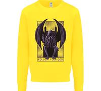 Cthulhu Segui Il Tuo Dio Kraken Mitologia Felpa Per Bambini