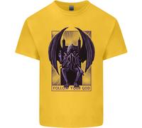 Cthulhu Segui Il Tuo Dio Kraken Mitologia Maglietta Bambini