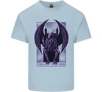 Cthulhu Segui Il Tuo Dio Kraken Mitologia Maglietta Bambini