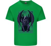Cthulhu Segui Il Tuo Dio Kraken Mitologia Maglietta Bambini