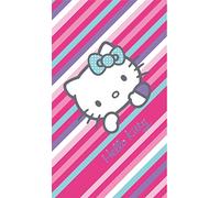 CTI 042334 Asciugamano da Bagno Hello Kitty Paris, in Velours di Cotone, 75 x 150 cm