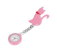 CTIRCHIU 1 Pz Kitten Quartz Watch ladies watch women watch se watch orologio guardare la clip guarda le donne orologi da allattamento per le donne orologi medici per infermieri Quarzo rosa