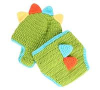 CTIRCHIU 1set Abbigliamento Fotografico Per Maglia Forma Di Dinosauro Outfit Adorabili e Traspiranti Per Giorni Di Vita Accessori Utili Per Servizi Fotografici